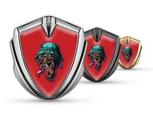 Silicone Emblem Badge Minimal Moderno